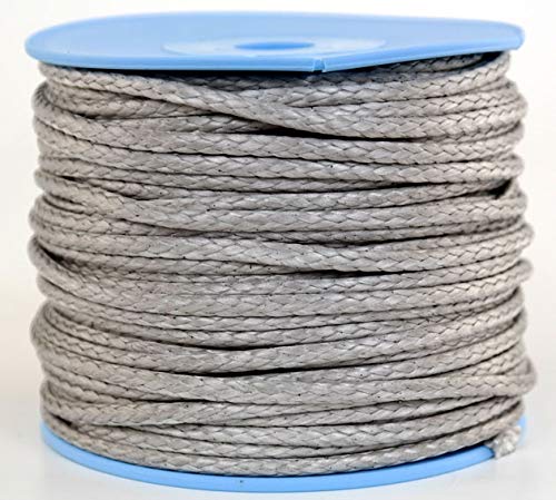 Dyneema - Cuerda trenzada (3 mm de diámetro, 50 m), color gris Cover