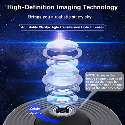Vansmago VSG-GPW-01 Galaxy Projector, 13 In 1 Planetarium Star Projector Realistic Starry Sky Night Light thumb #2