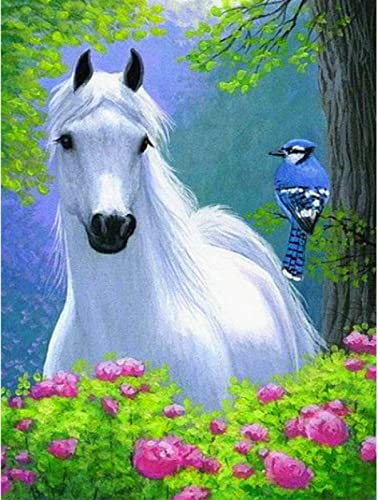 Kit peinture au diamant 5D avec strass brillants pour une mosaïque relief 30x40cm