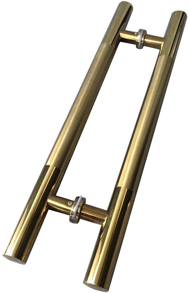 Poignée de porte coulissante dorée bouton quincaillerie de grange