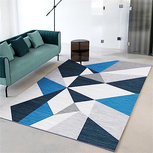 RUGMRZ Gaming Room Decor Modern geometric anti slip and washable bedroom accersories Multicolor lounge rugs large floor rugs gaming room decor bedroom carpets180x250CM