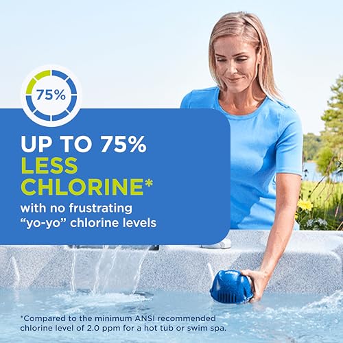 Image of FROG @Ease Floating Sanitizing System for Hot Tubs, 4 Month Bundle+