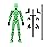 MerryXD T13 3D Action Figure,Assembly Completed Dummy Nova Titan Lucky 13 Action Figure 3D Printed Multi-Jointed Movable Toy Grow in The Dark Green