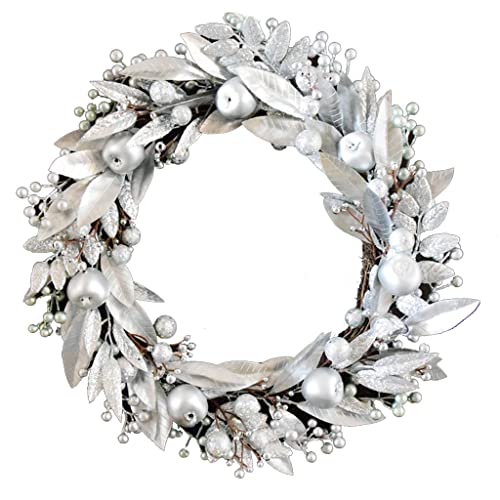Guirlande de Noël extérieure et couronne hivernale pour mur de mariage
