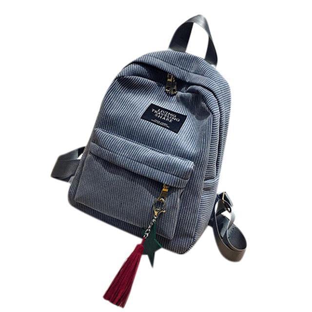 Rucksack Women Mode Cord Cord