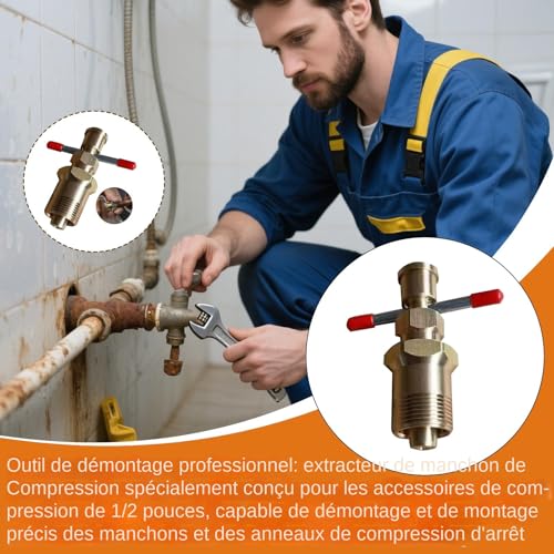 Arrache-olive pour extraction nette de virole sans scier - 7