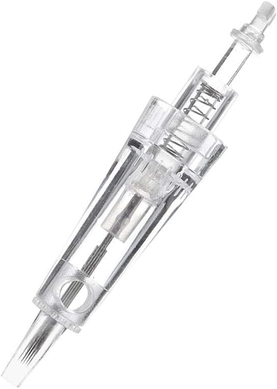 50pcs Permanent Makeup Cartridge Needles Disposable Permanent Makeup Tattoo Needles for Cordless Tattoo Machine for Ombre Powder Brows Microblading (5FP)