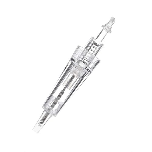 Miniatura 3 de 50 agujas de cartucho de maquillaje permanente, desechables y permanentes para tatuaje para máquina inalámbrica para cejas de polvo degradado,