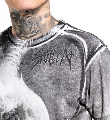 Sullen Men's Grace Artist Series Tattoo Lifestyle Graphic Premium Short Sleeve Tee White4