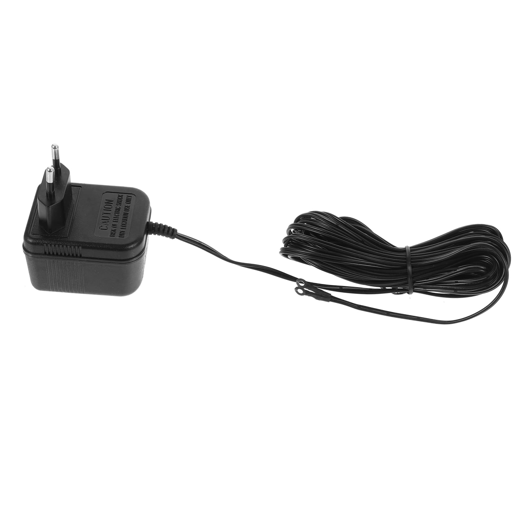 Transformateur Sonnette Adaptateur Secteur et Usage Domestique Câble Long 24v500mah, Alimentation Stable en Plastique Noir Design Élégant