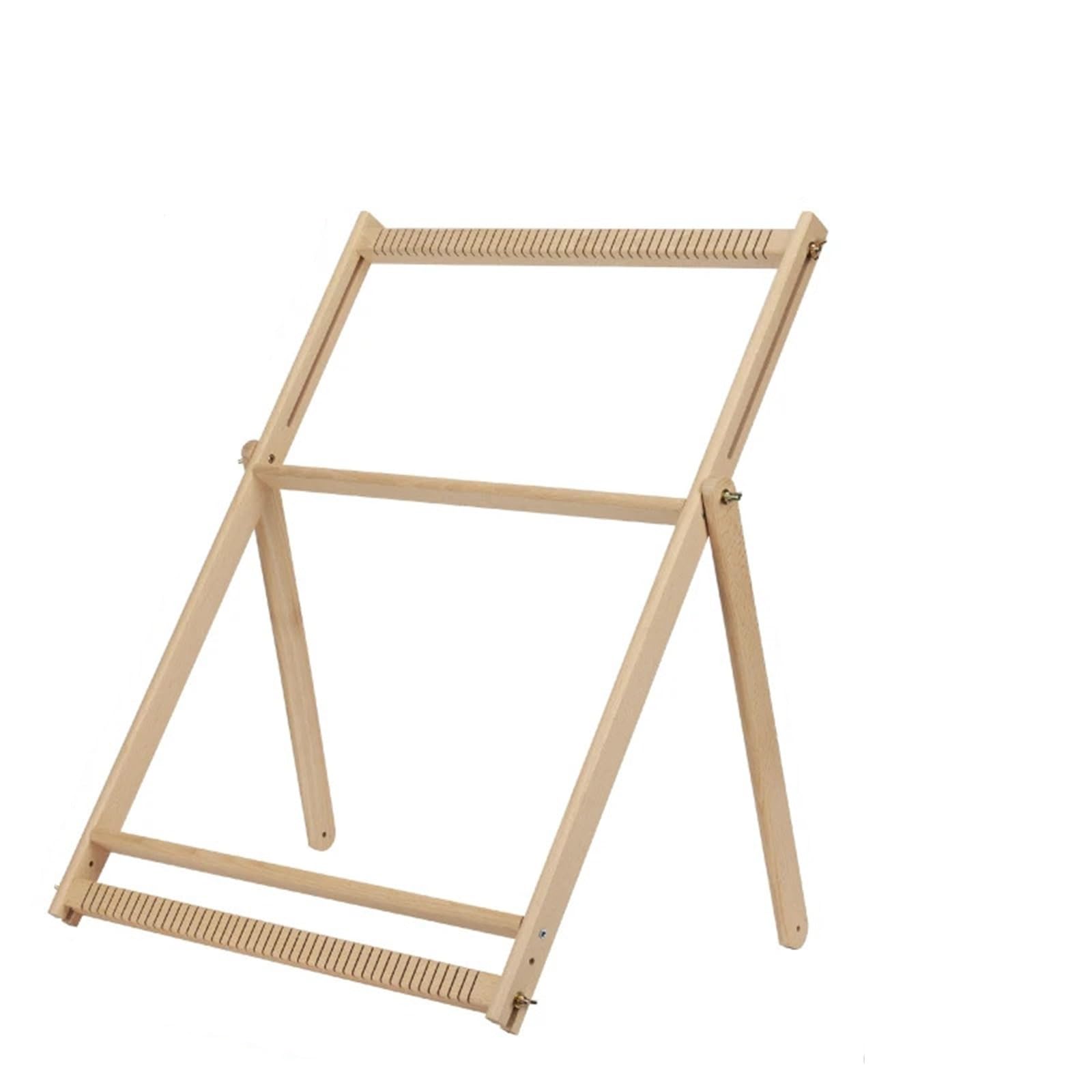 SparklWLeaf Weaving Loom Weaving Loom with Stand Wooden Tapestry Knitting Machine Arts & Crafts, Develops Creativity Frame for Beginner