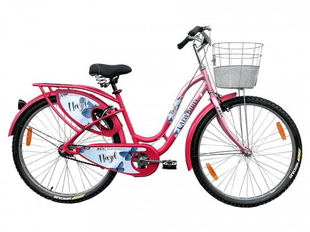 BSA Ladybird Ladies Cycle in 26T Wheel Size with Integrated Carrier for Age Group 12+-image-25