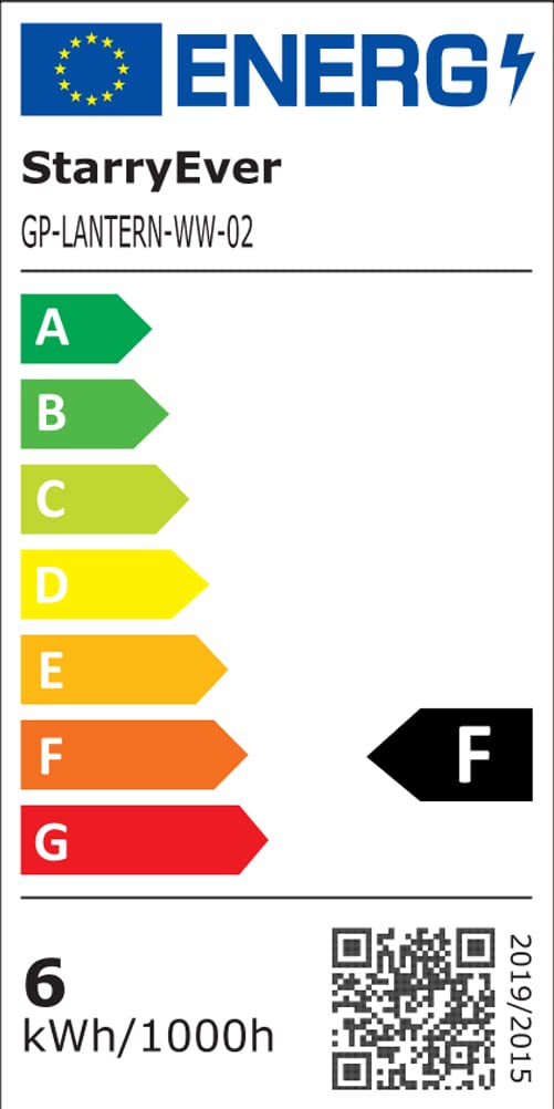 StarryEver Guirlande lumineuse LED - 12 m - Blanc chaud et multicolore - 11 modes - Avec télécommande - 40 lanternes chinoises - Éclairage extérieur - Pour patio et jardin