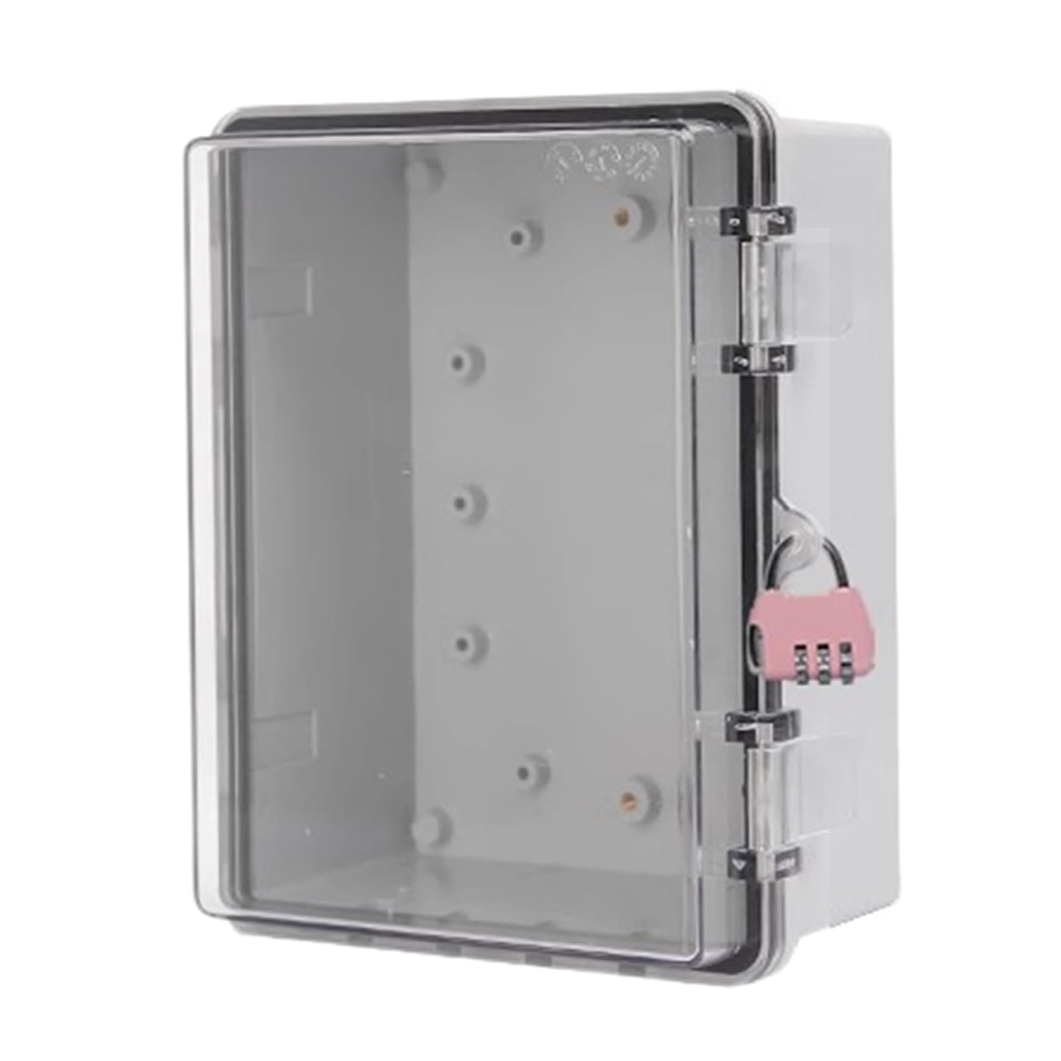 Upgrades Safe Lockable Outdoor Power Enclosures Water Weatherproof Power Outlet Cover for Garden Wall Mounting Secure Outdoor Electrical Outlet Box