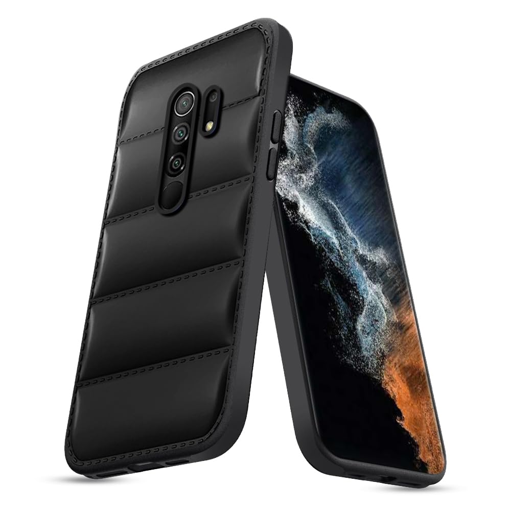 KARWAN® Puffer Edition Silicone Case Cover for Redmi 9Prime | Scratch Resistance Mobile Cover, Camera Protection Case Compatible with Black (B0CZ6MNKG5) Amazon Price History, Amazon Price Tracker