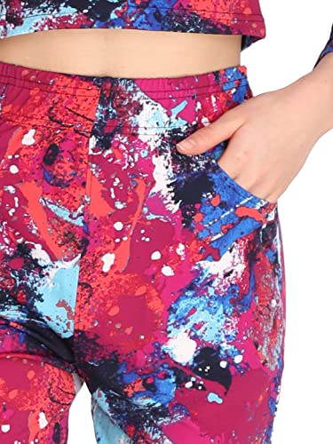 Image of CHKOKKO Women Jogging Suit Casual Summer Track Suit Co-Ord Set