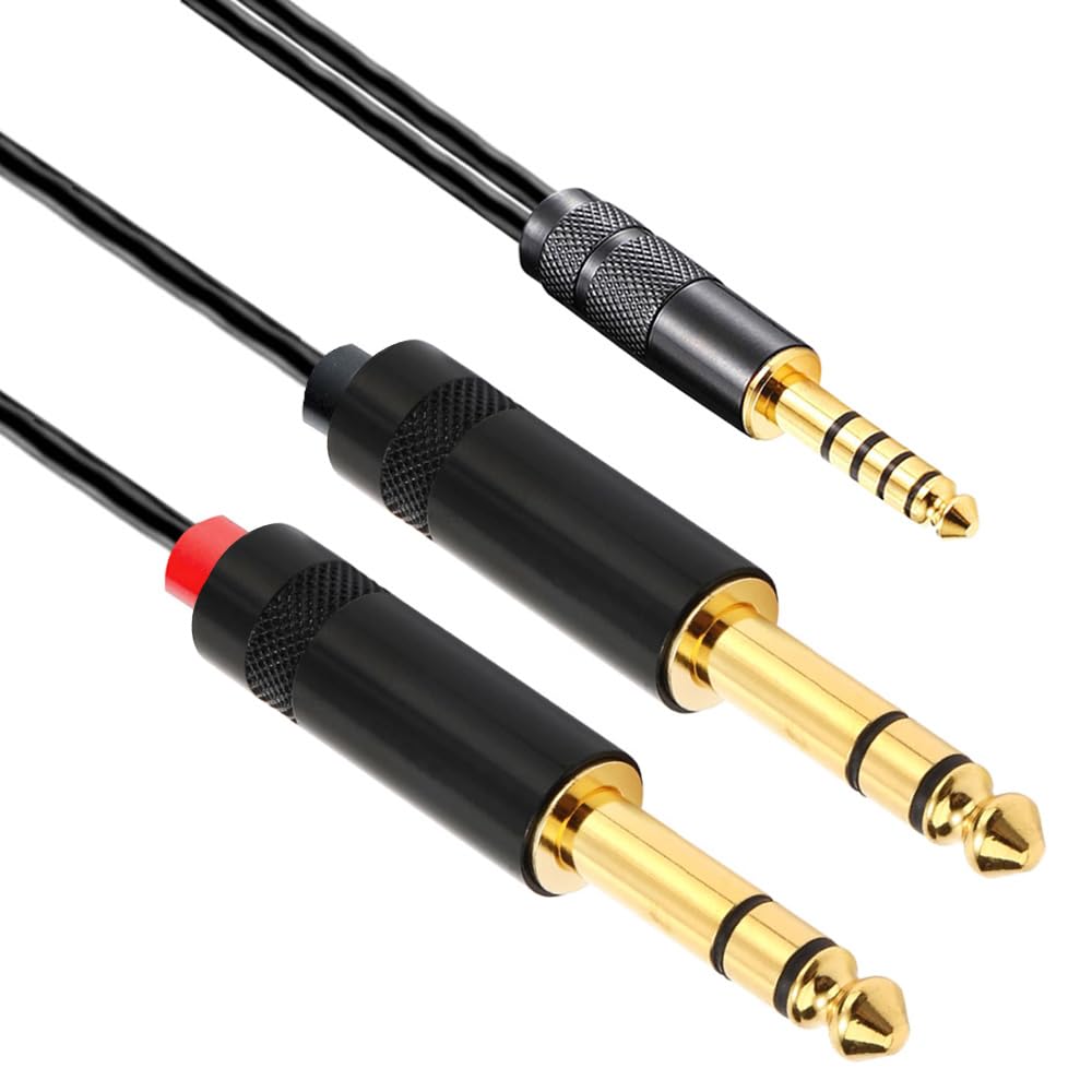 Amazon.co.jp: waveman 4.4 mm バランス ケーブル 6.3mm 変換 ケーブル