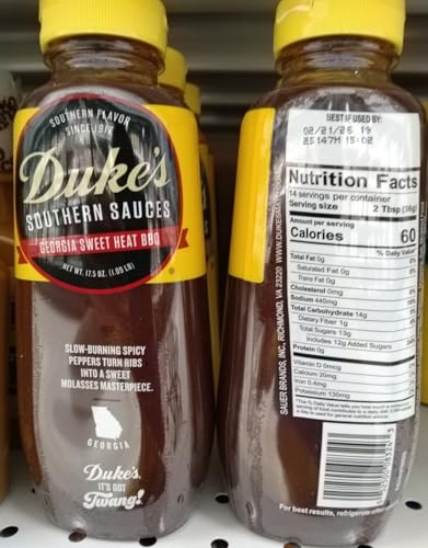 Georgia Sweet Heat Barbecue Sauce (2 Bottles, 17 oz. each)