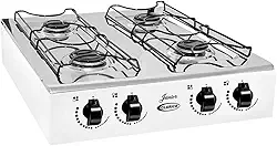 Fogão Gás Junior 4 Bocas de Mesa Inox Branco