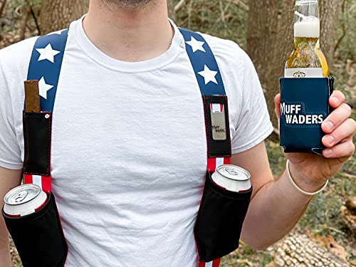 Image of Men's Suspenders - Spenders for Men - Ideal for Tailgates, Parties & Casual Events - Men Accesories