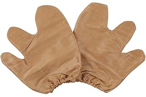 HealthAndYoga™ Silk Garshana Ayurvedic Massage Gloves