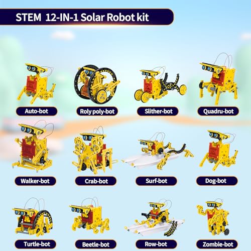 Cobfdha 214 Solar Robot Toys For Kids Ages 8-12, 12-In-1 Stem Projects Science Kits For 8-13 9 10 11 Year Old Teen Boys Girls thumb #2
