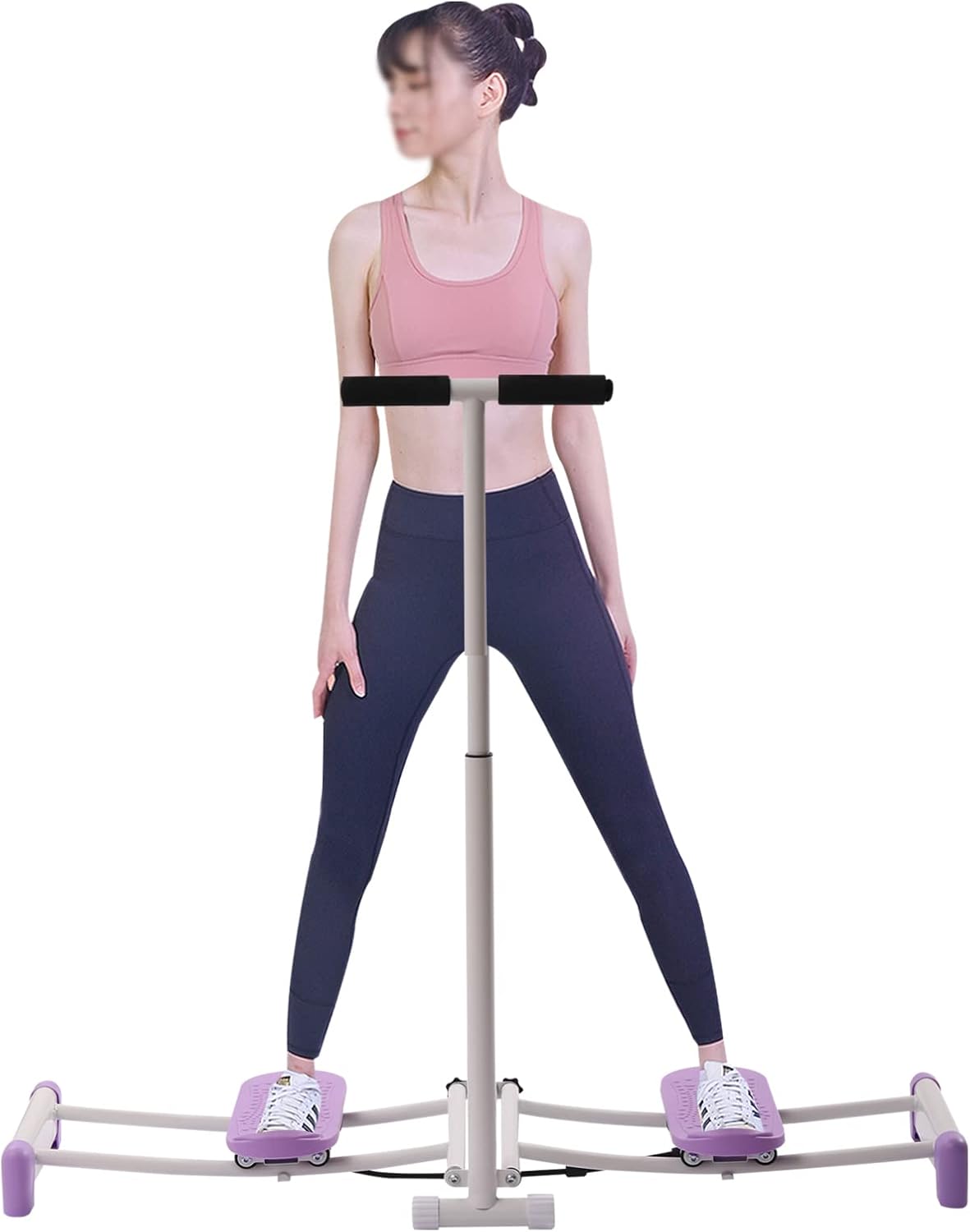 Base Muscle and Inner Thigh Trainer, Leg Exercise Equipment, Kegel Exercise Equipment with Yoga Straps, Ski Exercise Machine, Hip Trainer with Adjustable Bar, for Women Base Muscle and Inner Thigh Trainer, Leg Exercise Equipment, Kegel Exercise Equipment with Yoga Straps, Ski Exercise Machine, Hip Trainer with Adjustable Bar, for Women