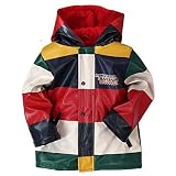 boboli, IMPERMEABLE CON CAPUCHA - Impermeable para bebés, color listado multicolor, talla 9 meses