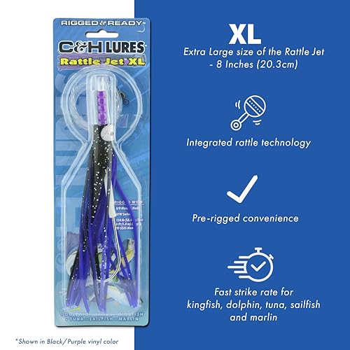 Rattle Jet XL C&H avec bruiteur integre et montage Grand Chelem 58kg - 3