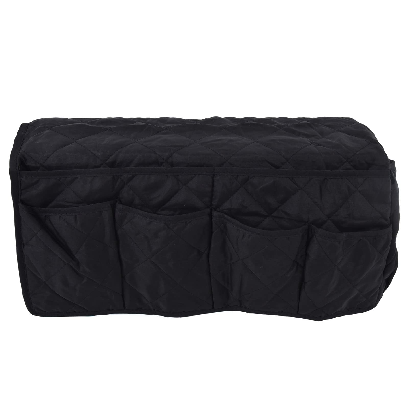 Cocoarm Couch Remote Holder, Pongee Quilted Cotton Armrest Organizer