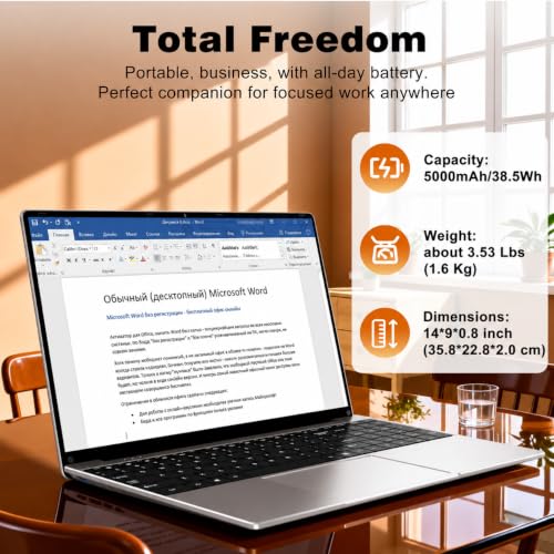 Image of Core i5 Laptop Computer 2026 New, 15.6 Inch Window 11 Pro Lap Top PC 16GB RAM 512GB SSD, 2-Year Warranty, FHD 1920 * 1080 IPS Display, Backlit Keyboard, WiFi5 BT4.2 USB, UHD Graphic