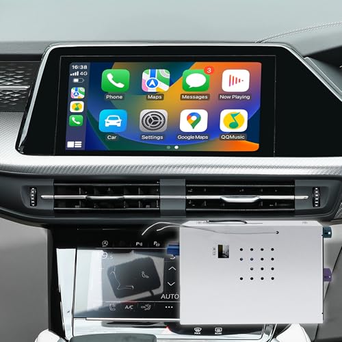 Bester 3-in-1 Android-AI-Adapter für 8.8/10.1 Audi MIB A6 S6 RS6 Wireless CarPlay Android Auto Screen Mirror Android 13 Apps Netflix, YouTube TV Spotify TikTok Twitter Whatsapp Navigation (256 GB)