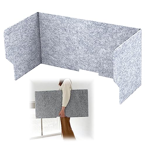 Divisor acústico para oficina, fibra de poliéster, panel reductor de ruido, 60/80/100 cm, para oficina, sala de clases, mejora y producción ⭐