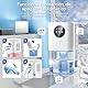 Luftentfeuchter Elektrisch, 1800ML Raumentfeuchter Leise Dehumidifier for Home, Luftentfeuchter Klein mit Funktion Abtauen & Schlafmodus, 8/12/24 Stunden Timer für Badezimmern Küchen Wohnbereichen