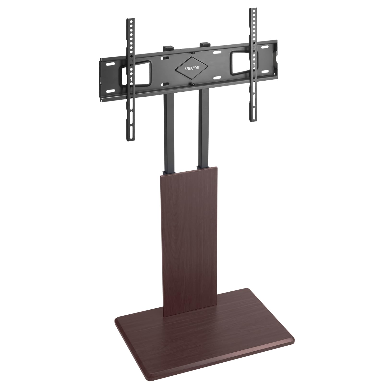 VEVOR Desktop TV-Ständer Fernsehständer für 812,8-1778 mm TVs bis zu 45 kg, ±15° Links-Rechts-Drehung & höhenverstellbare TV-Halterung für Ecke Schlafzimmer Wohnzimmer (max. 600 x 400 mm)