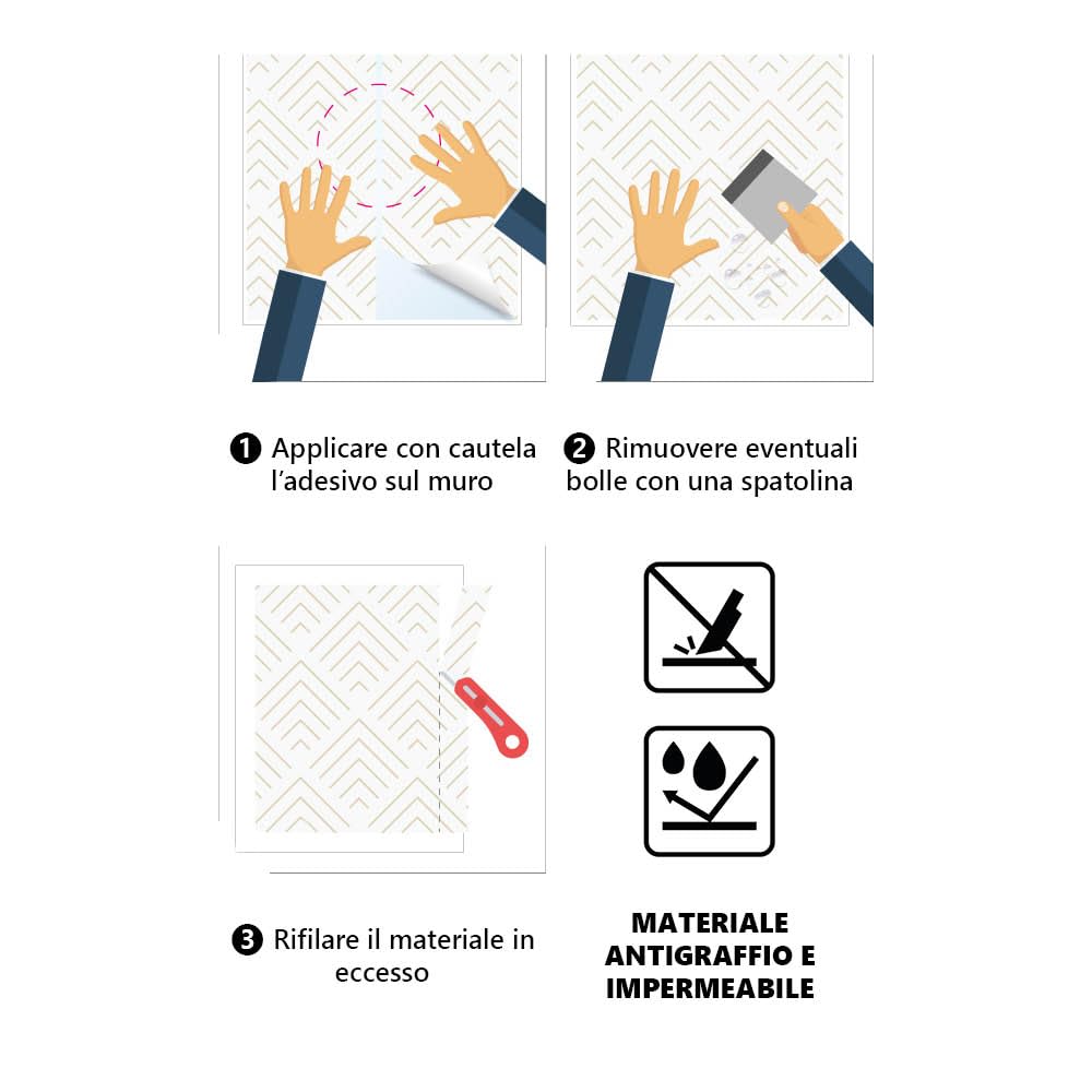kina - SM0054 Adesivi Murali Fasce per Camerette Bambini - Grafica Trenino dello zoo Greche Protezione e Decorazione Pareti Rivestimento Mobili Tavoli e Armadi 30x130 cm