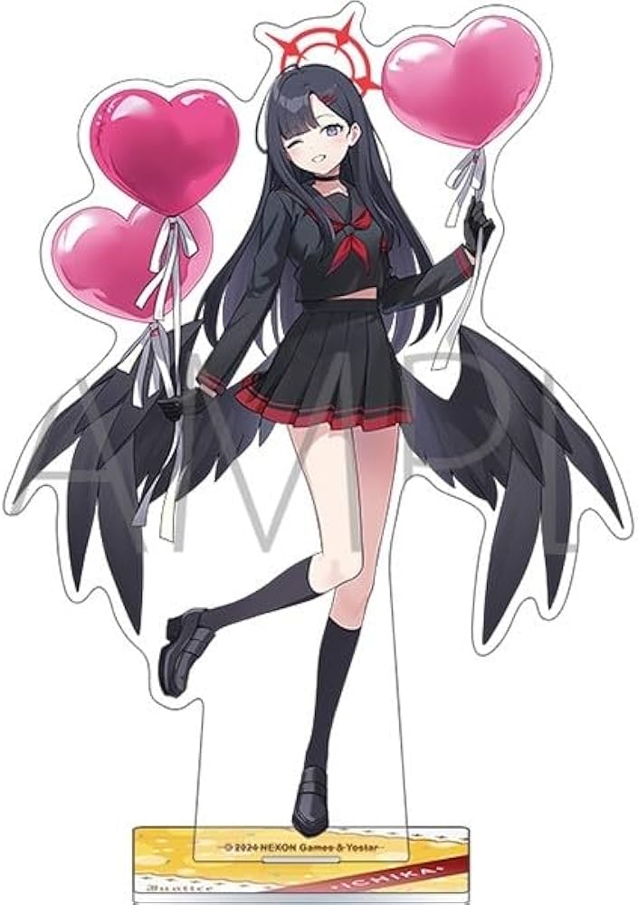 ブルーアーカイブ　2視点のぞきアクリルスタンド　イチカ　ハスミ ブルーアーカイブ 2視点のぞきアクリルスタンド イチカ ハスミ ブルー