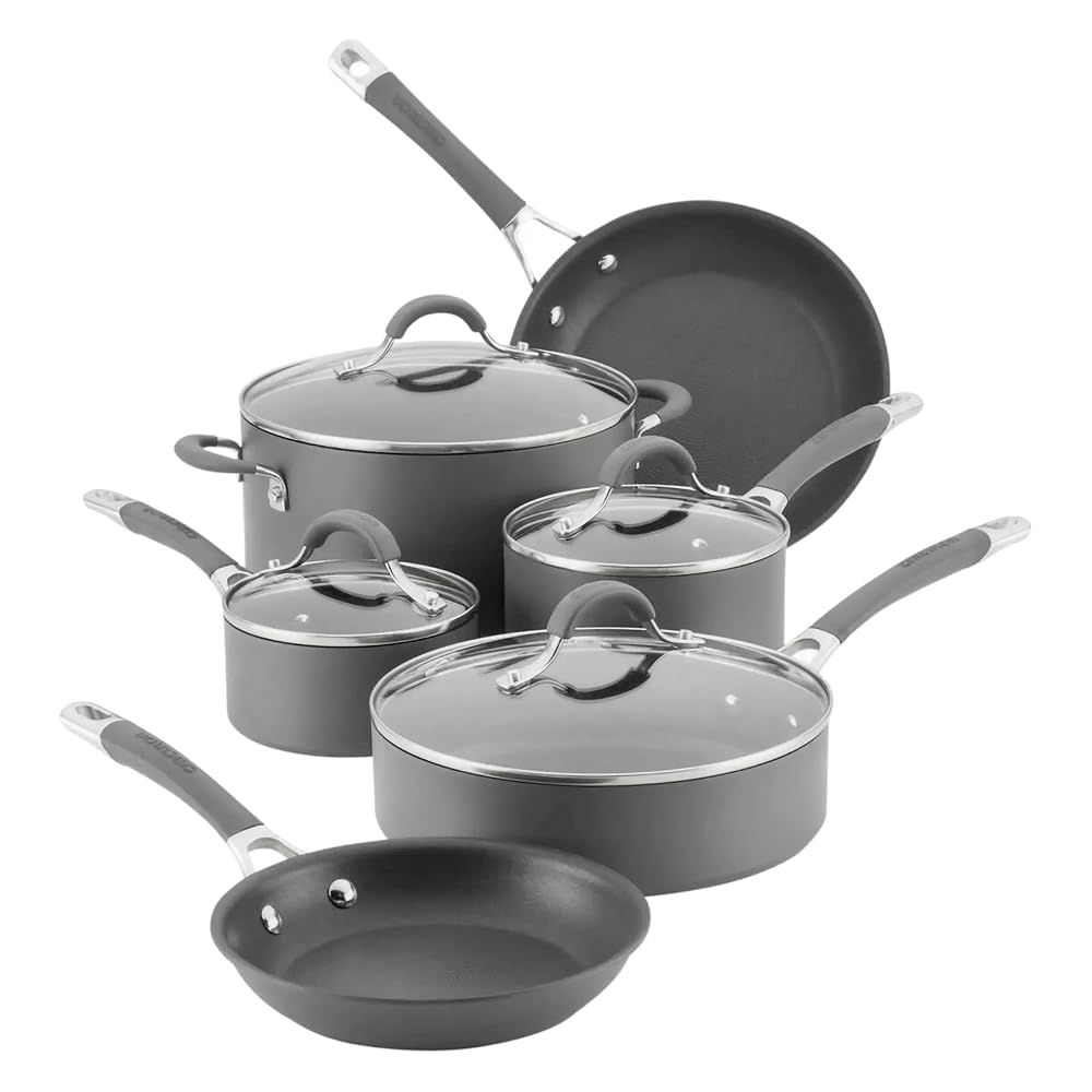 Circulon Radiance Hard-Anodized 10-Piece Set