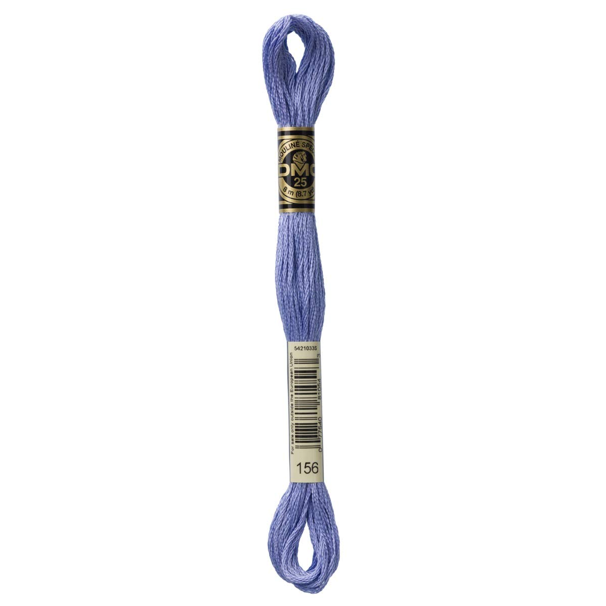 DMC Embroidery Floss Mouline Stranded Cotton Thread for Hand Embroidery and Sewing - Colour No: 156-6 x 8m Skeins