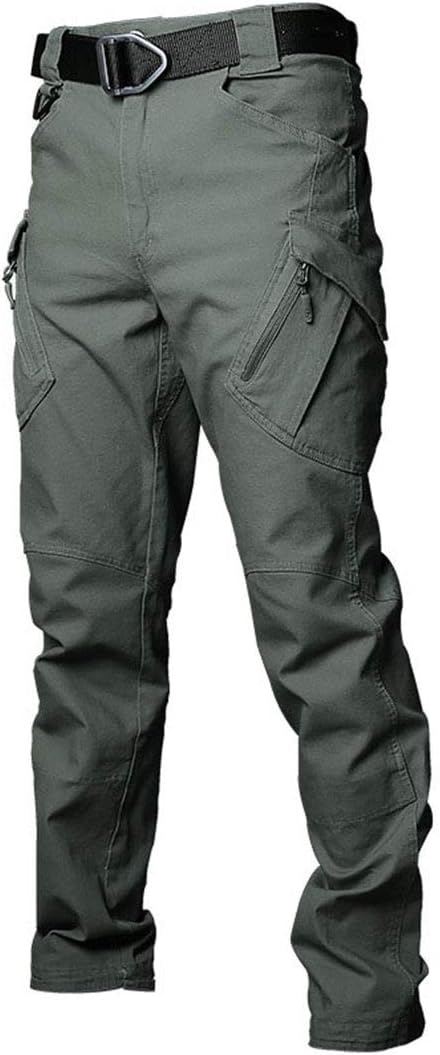 Mens Outdoor Cargo Work Trousers Ripstop Military Tactical Combat Pants Camping Hiking Trousers