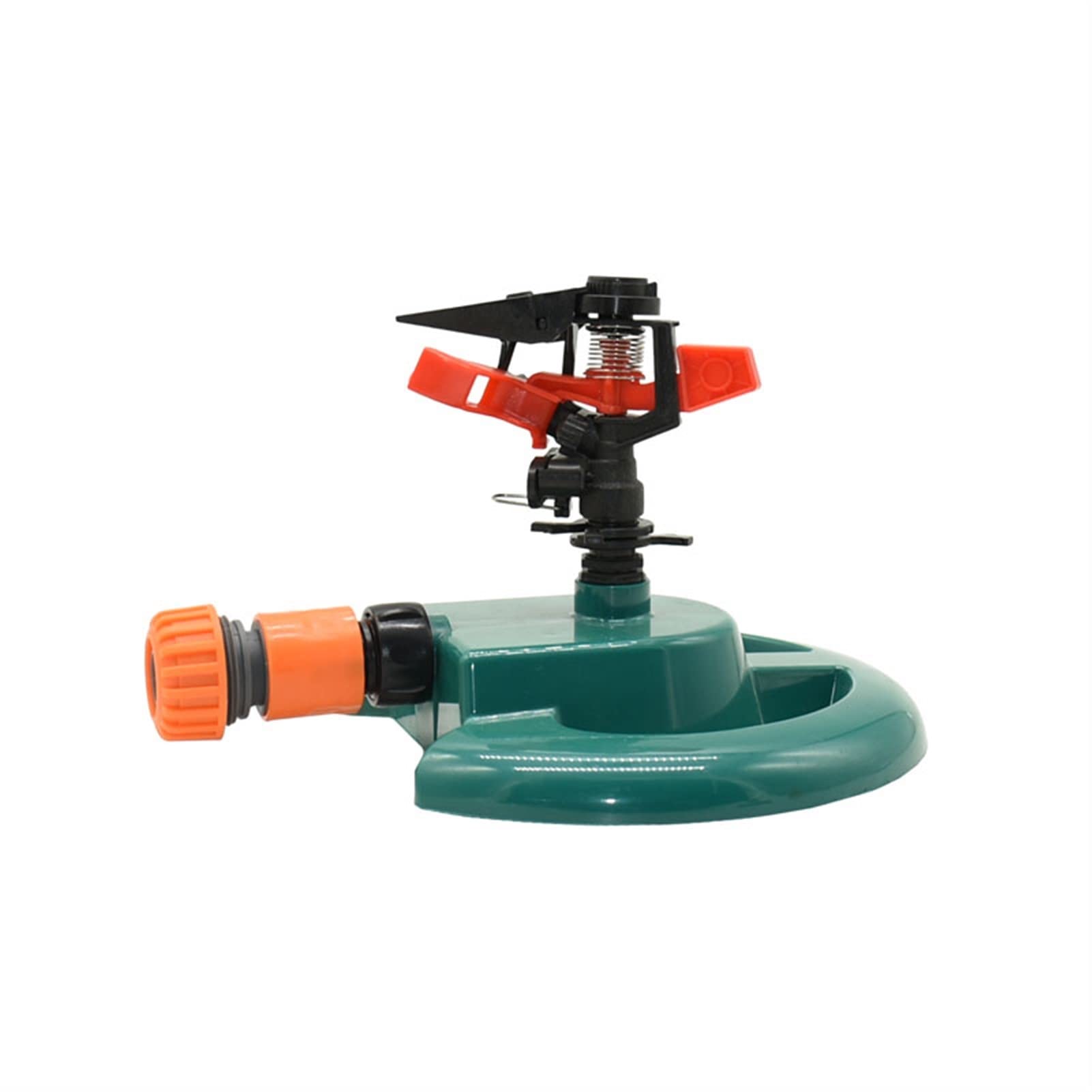 Verstellbarer Rasensprenger für den Garten mit rotierender Düse Rotierender Wassersprinkler Wippdüsen Bewässerungssystem für Gartengewächshäuser (Color : 1I2 Hose)