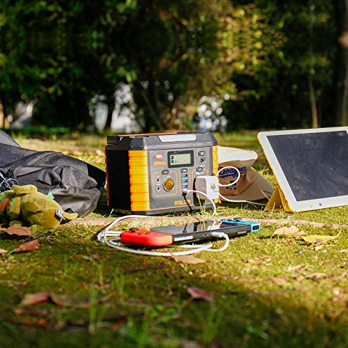 BALDR Portable Power Station 330W, Portable Solar Generators for home use, CPAP Backup Battery with QC3.0&TypeC SOS Flashlight and Wireless Charger for Outdoor Camping Travel Emergency