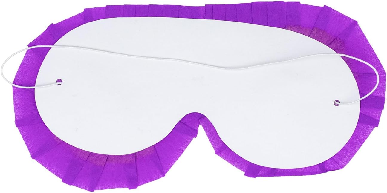 Multicolor Paper Pinata Blindfold (7.5" x 6.25") - Ideal for Kids' Birthday Parties & Celebrations, 1 Pc.