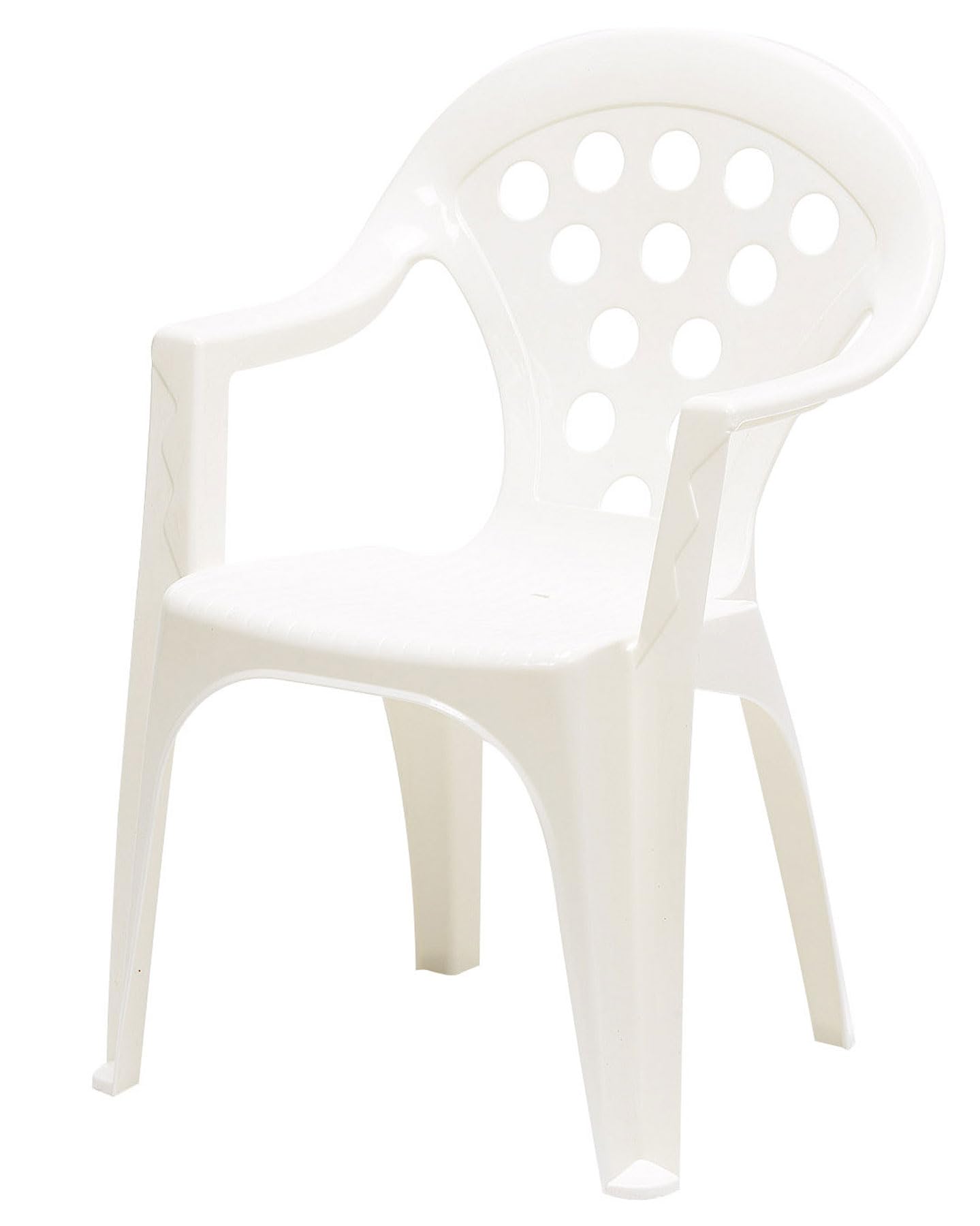 hLine Kinder Gartenstuhl Stapelsessel Sessel Stuhl für Kinder in/Out (4 Stück bunt), 868446
