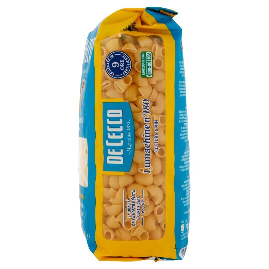 Italian Gourmet Lumachine n.180 Pasta Hartweizen Nudeln 24 x 500g Vorrat