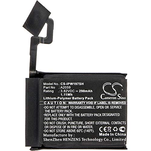 Batería de reemplazo Estry para reloj Series 4 44mm miniatura 3