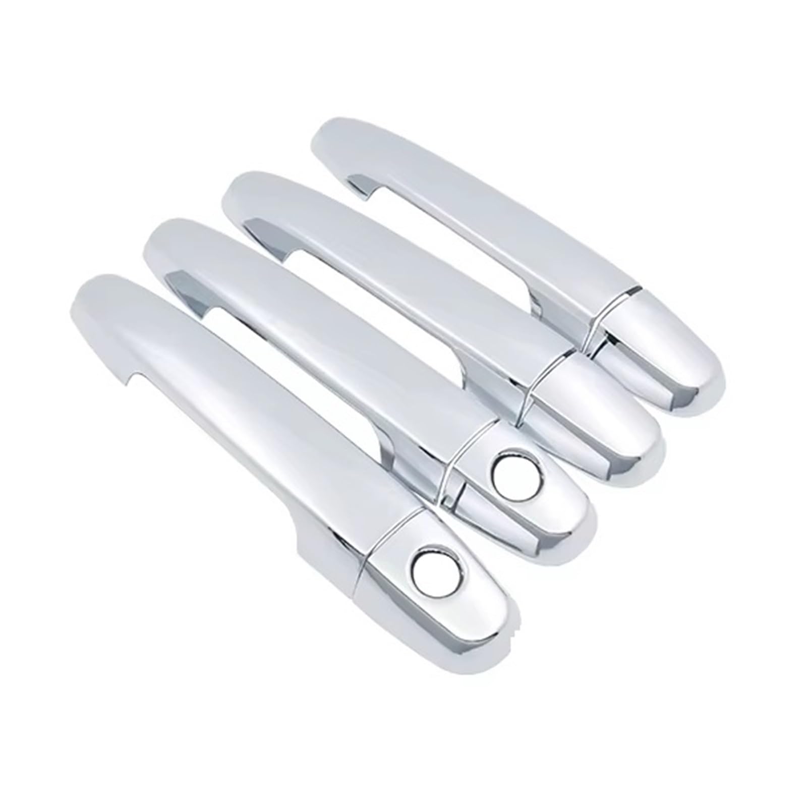 Caqrbcx One Color Outer Door Handle Trim Car Exterior Door Handle Trim Set Compatible With Yaris For Vitz For Xp130 2012-2019 Car Cap Cover Frame Plus Pair Set Accessories
