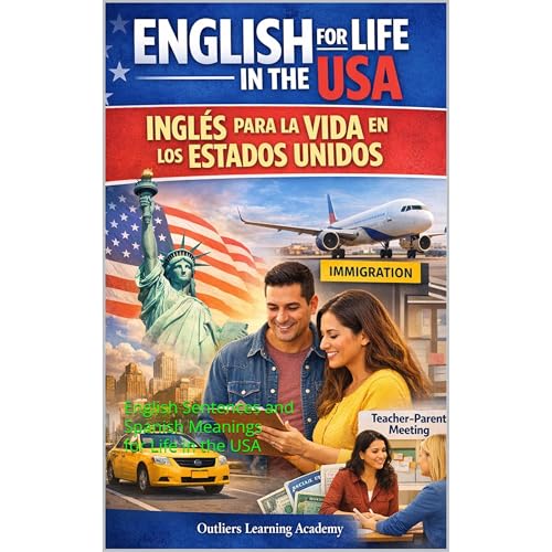 Ingl&eacute;s para la Vida en los Estados Unidos Audiolibro Por Outliers Academy arte de portada