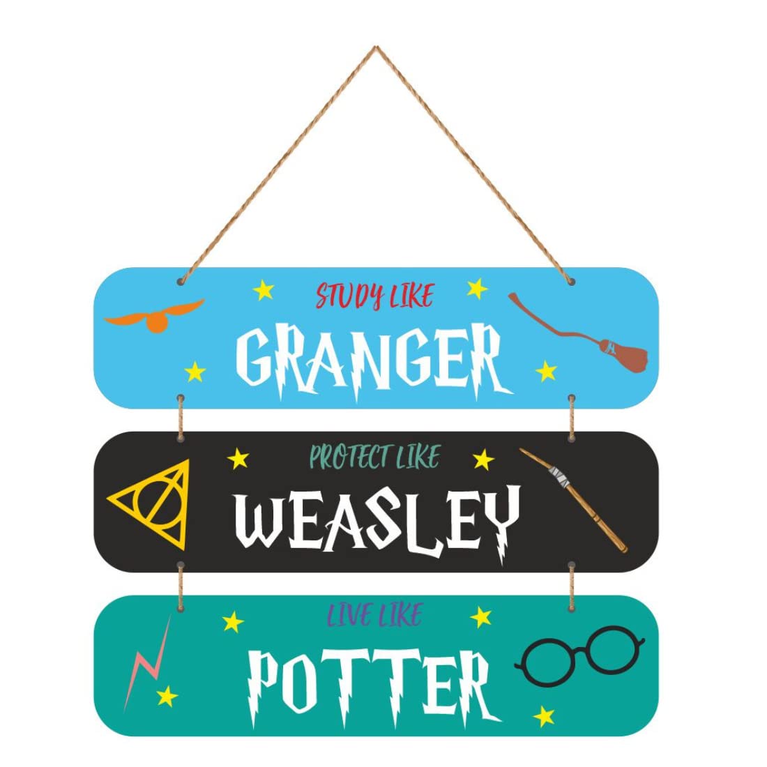 Zesta Harry Potter Wooden Wall Hanging Decorative Items/Hanging Home Wall Decor Items/MDF Decoration Items/Cute Wall Art For Living Room/Home Decor Items Living Room