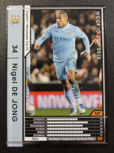 Amazon Co Jp Wccf 11 12白黒カード 040 ナイジェル デ ヨング ホビー 通販